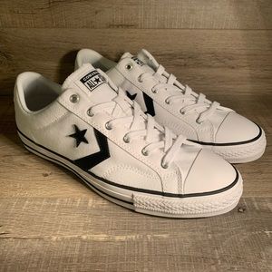 Converse Star Player Ox White Black